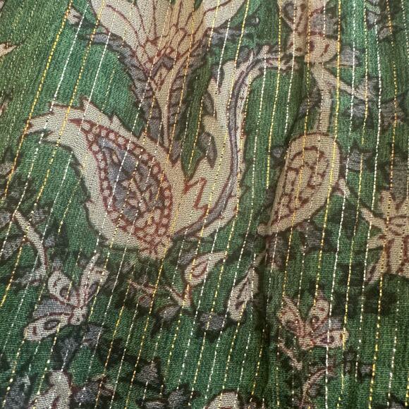 Hemant & Nandita Paisley Print Lisa Short Dress Small NWOT - Picture 9 of 16